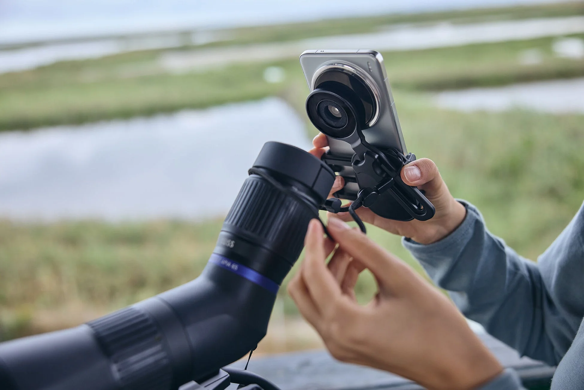 ZEISS スマホ撮影アダプタ使用例