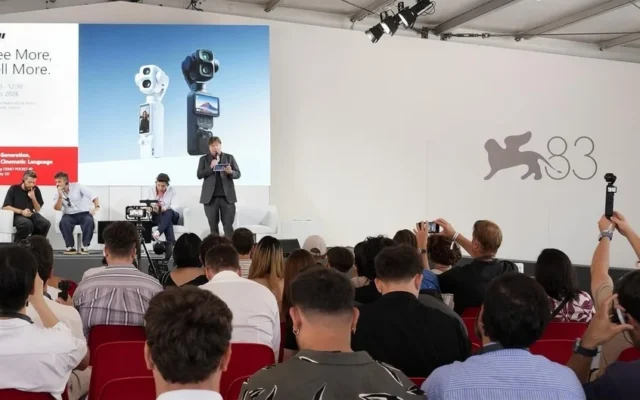 DJI Osmo Pocket 4P、ヴェネツィア国際映画祭で映画制作の新たな可能性を提示