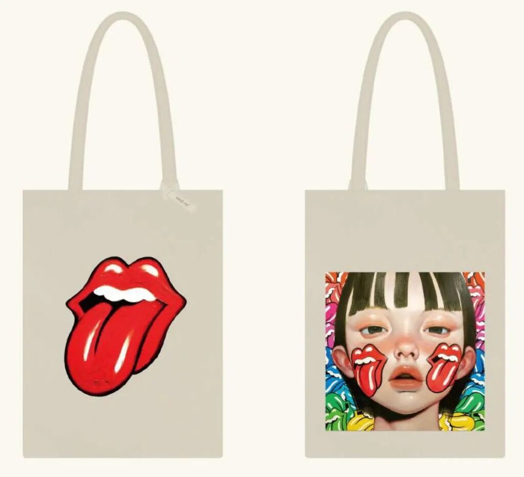 The Rolling Stonesのアートワークをりんご由来の合成皮革に。RINGO-TEX®トートが渋谷サクラステージ「LuVLEE Artwork Project」に登場