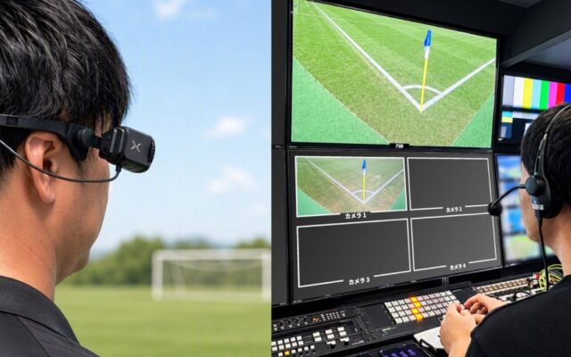 サッカー国際試合(TBS系列生中継)で、ザクティのウェアラブルカメラを「レフェリーカメラ」として初起用