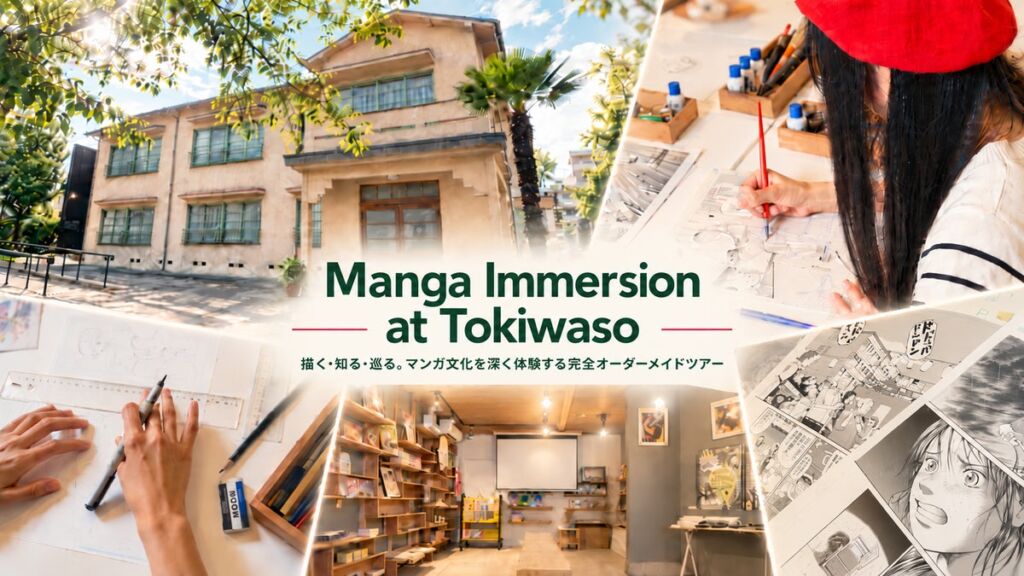 「描く、知る、巡る」でマンガ文化の奥へ 豊島区でオーダーメイドツアー「Manga Immersion at Tokiwaso」が提供開始