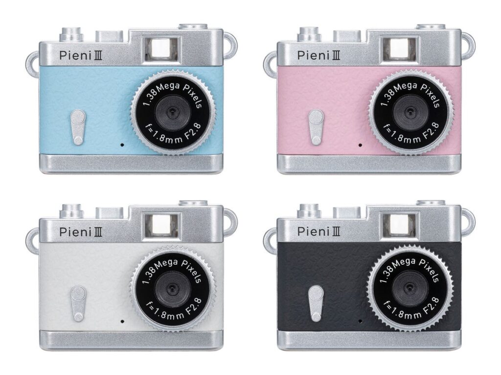 写真も動画も撮れる、クラシックカメラ風デザインの超小型トイデジタルカメラ「トイカメラ Pieni III」