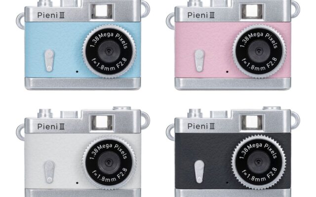 写真も動画も撮れる、クラシックカメラ風デザインの超小型トイデジタルカメラ「トイカメラ Pieni III」